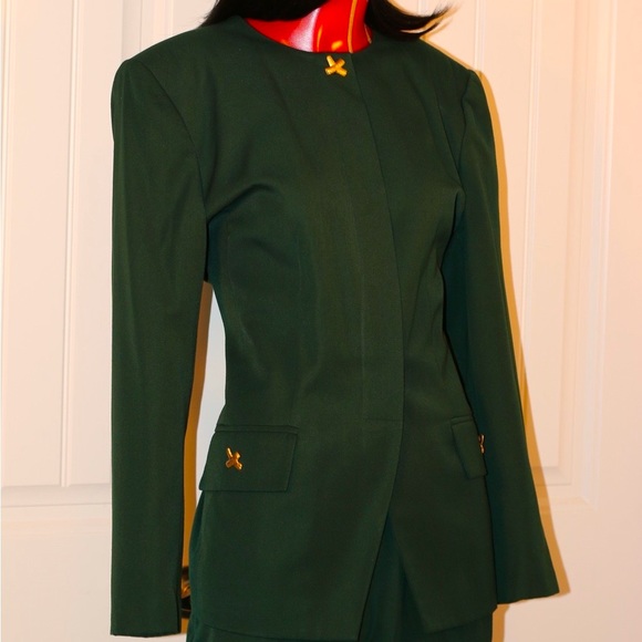ROYAL GREEN VINTAGE SUIT - Picture 6 of 17